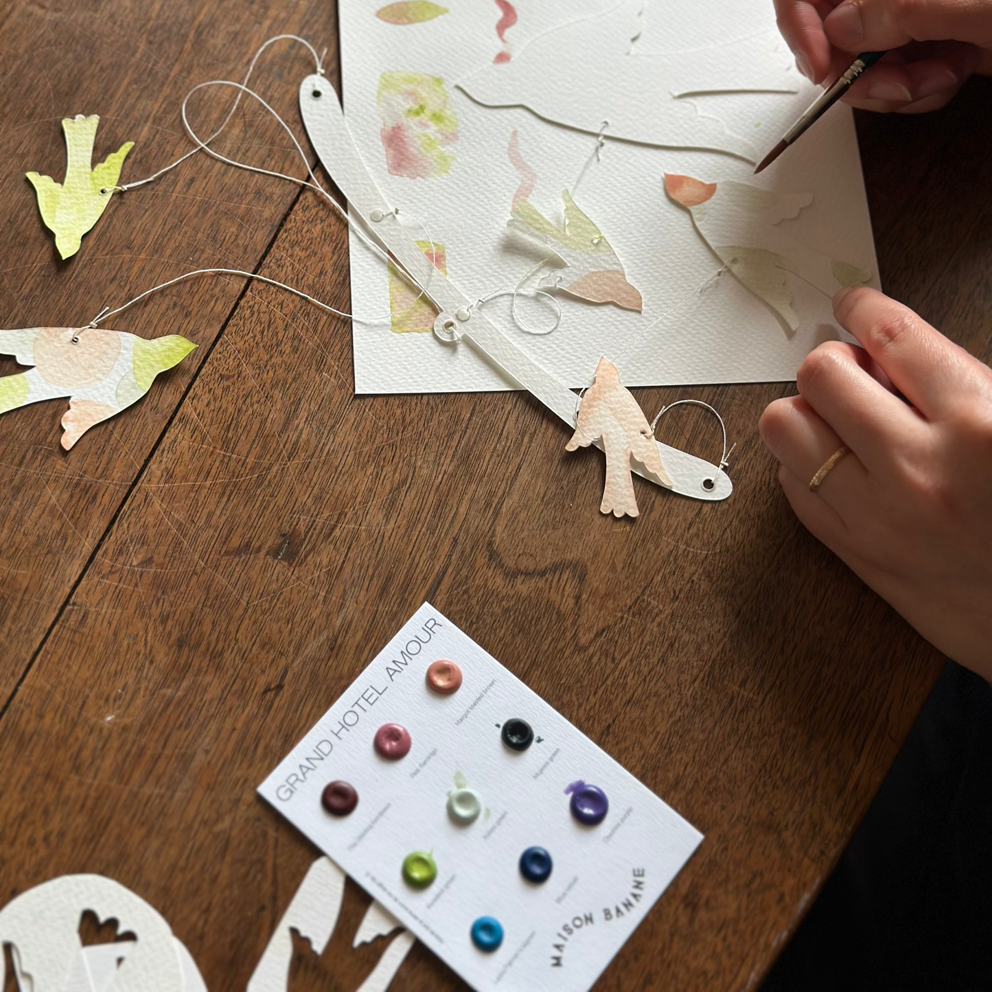Atelier DIY créatif: Personnalise ton Mobile en Papier à l’aquarelle - 8.11.2025