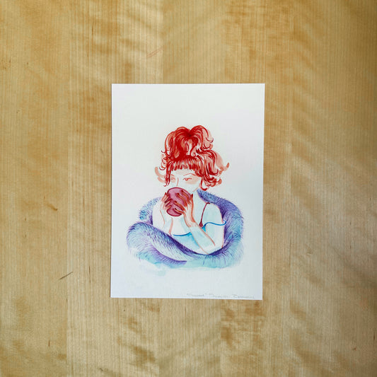 dessins a l'aquarelle artisanale Maison Banane