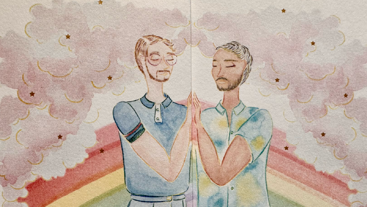 dessin a l'aquarelle artisanale Maison Banane