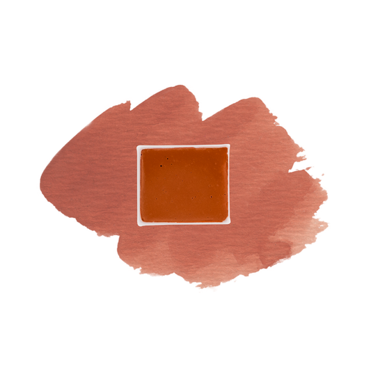 Das Parfum Orange demi-godet d'aquarelle artisanale vegan