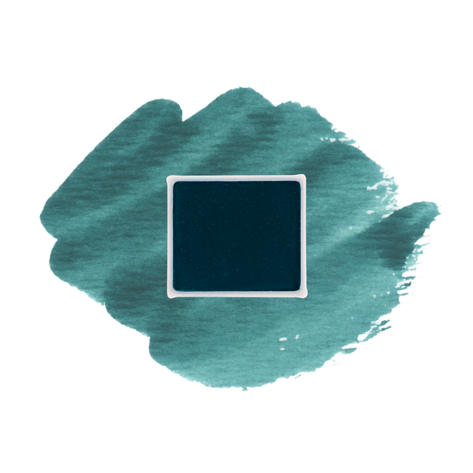 Sailor’s Blue demi-godet d'aquarelle artisanale vegan