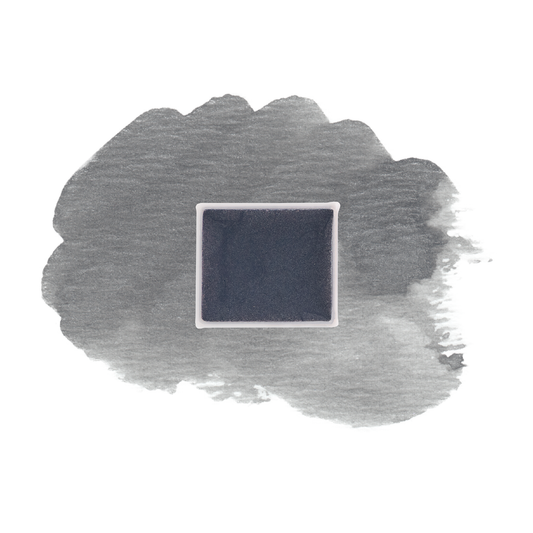 Silver Screen demi-godet d'aquarelle artisanale vegan