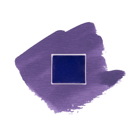 Cheshire Purple demi-godet d'aquarelle artisanale vegan