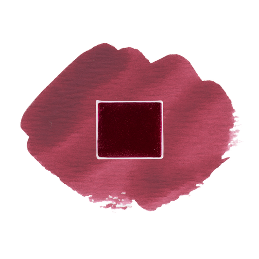 Rocket Pink demi-godet d'aquarelle artisanale vegan