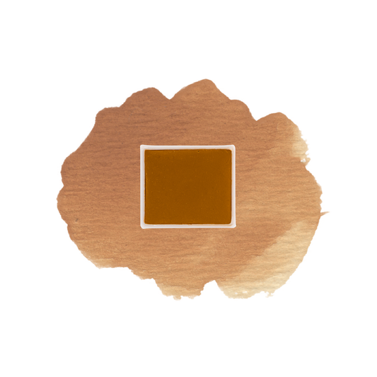 Léviathan Ochre demi-godet d'aquarelle artisanale vegan