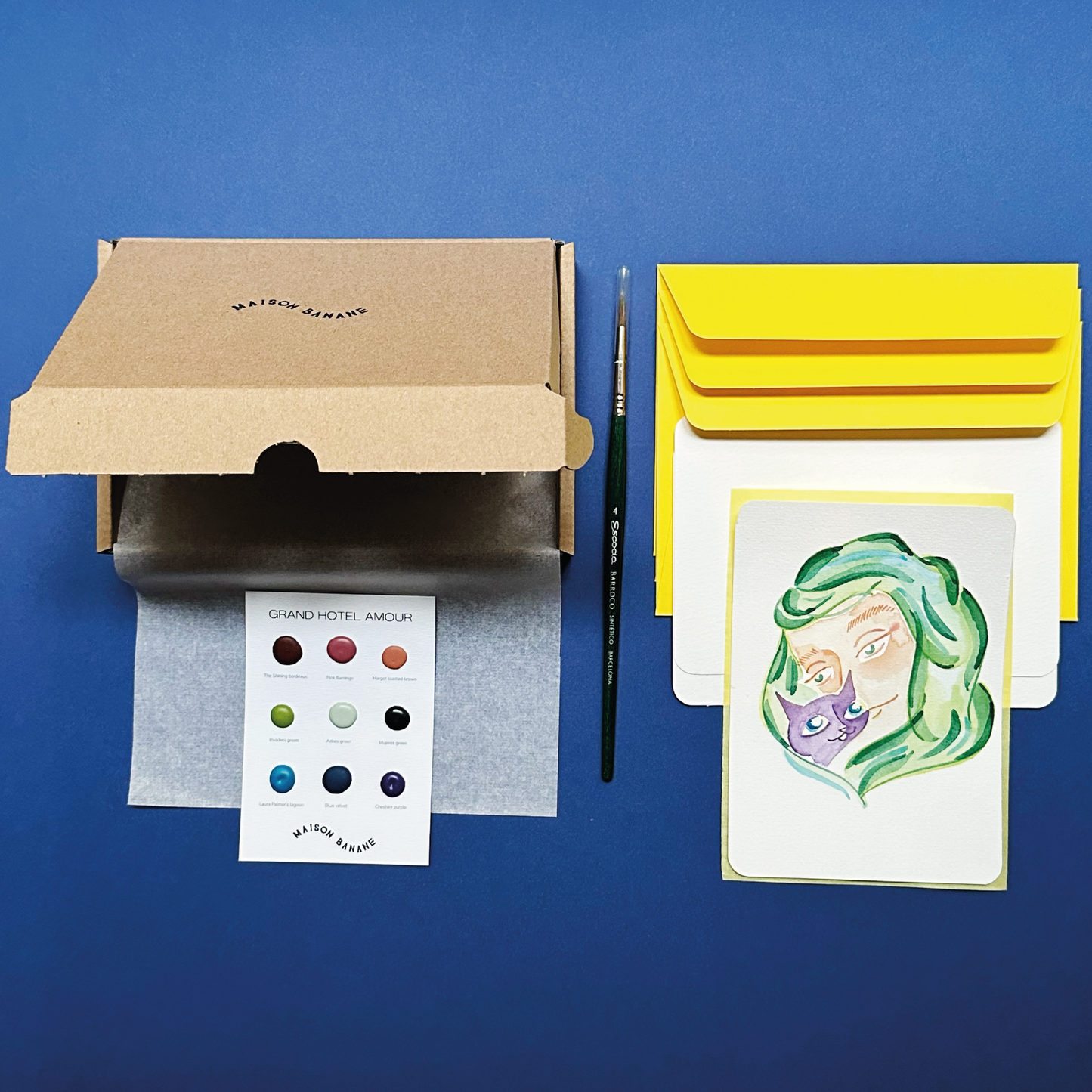Kit découverte Aquarelles Artisanales - Grand Hotel Amour