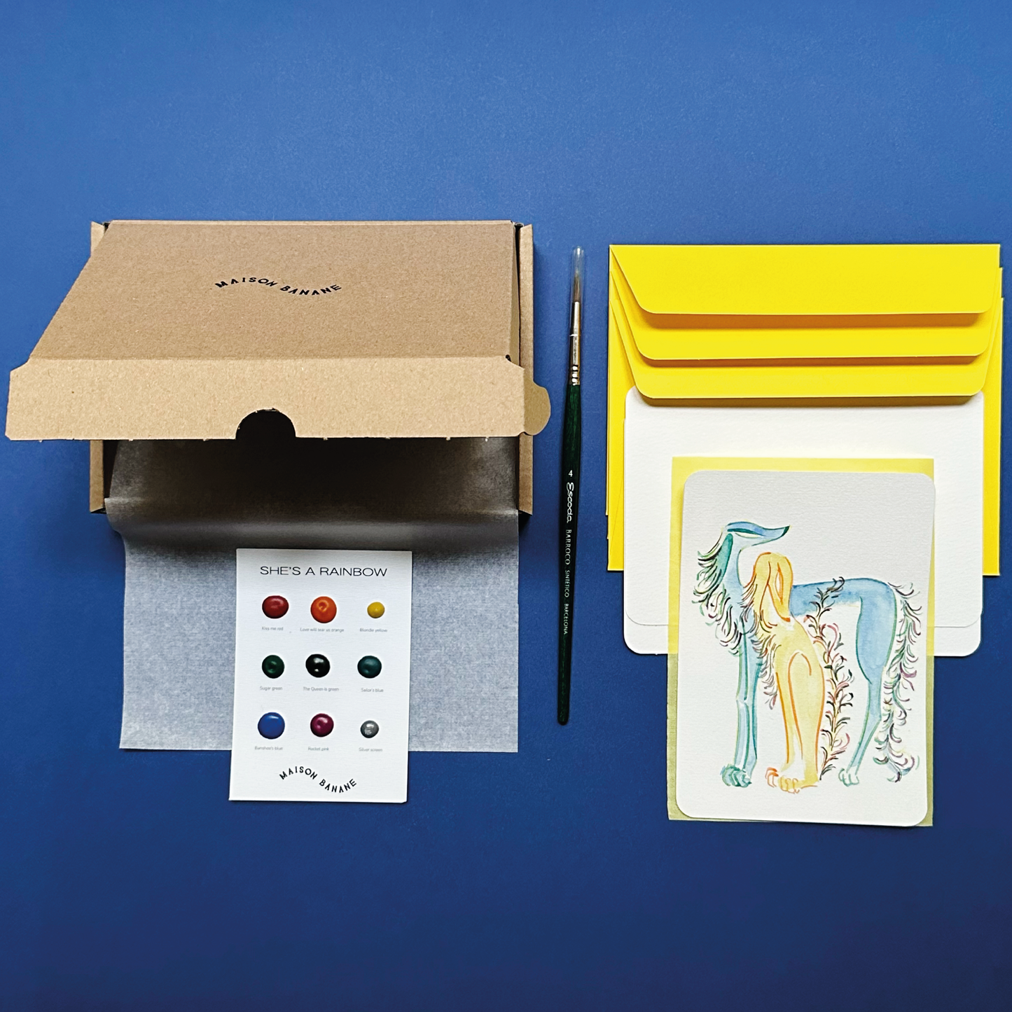 Kit découverte Aquarelles Artisanales - She's A Rainbow