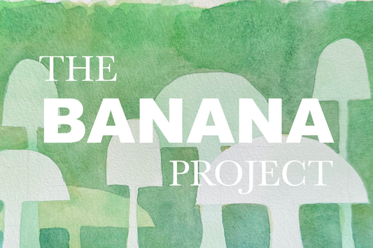 Banana Project – Explorer l’aquarelle avec un dessin négatif en couches