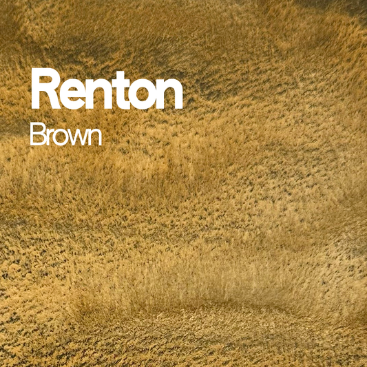 Demi-godet d'aquarelle artisanale individuel - Renton brown