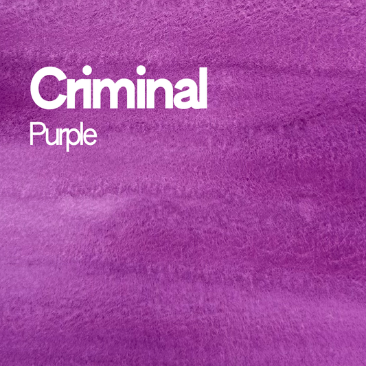 Demi-godet d'aquarelle artisanale individuel - Criminal purple