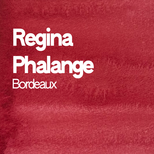 Demi-godet d'aquarelle artisanale individuel - Regina Phalange bordeaux