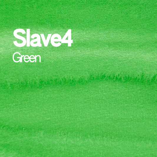 Demi-godet d'aquarelle artisanale individuel - Slave 4 Green