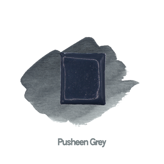 Demi-godet d'aquarelle artisanale individuel - Pusheen Grey