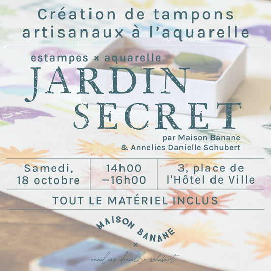 Atelier Jardin secret: Estampes & Aquarelle - Dialogue des Contraires