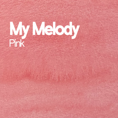 Demi-godet d'aquarelle artisanale individuel - My Melody Pink