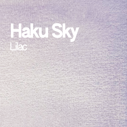 Demi-godet d'aquarelle artisanale individuel - Haku Sky Lilac