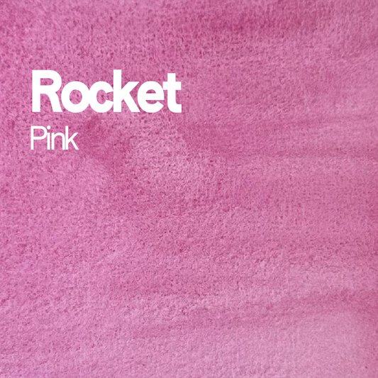 Demi-godet d'aquarelle artisanale individuel - Rocket Pink