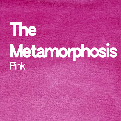 Demi-godet d'aquarelle artisanale individuel - The Metamorphosis Pink