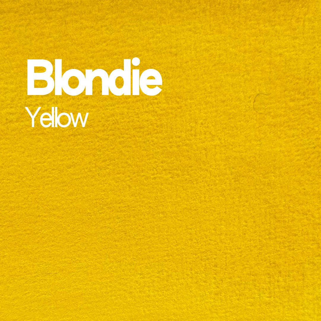 Demi-godet d'aquarelle artisanale individuel - Blondie Yellow