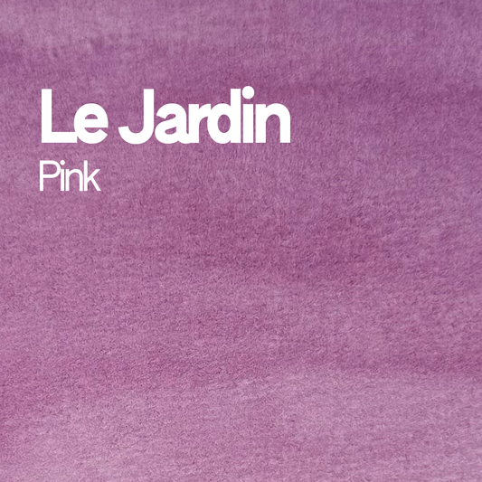 Demi-godet d'aquarelle artisanale individuel - Le Jardin Pink