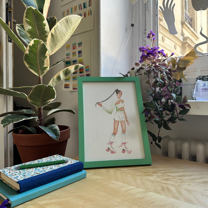 dessins a l'aquarelle artisanale Maison Banane