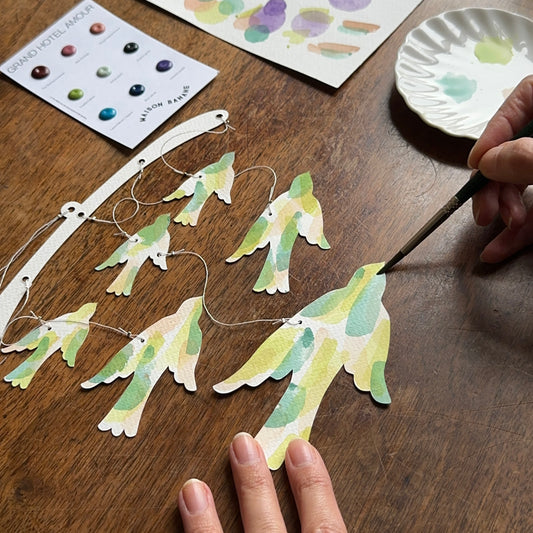 atelier découverte aquarelles Maison Banane