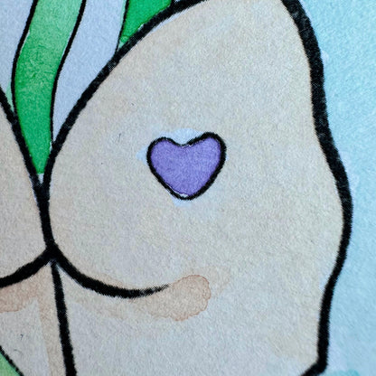 kit de coloriage a l'aquarelle artisanale Maison Banane 