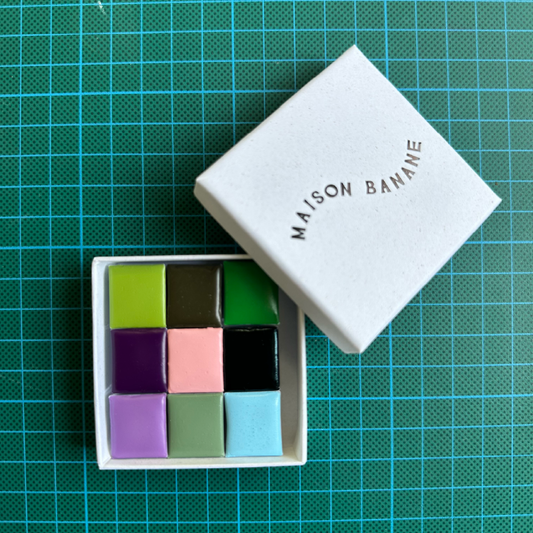 Palette d'aquarelles artisanales - Sélection Explosive