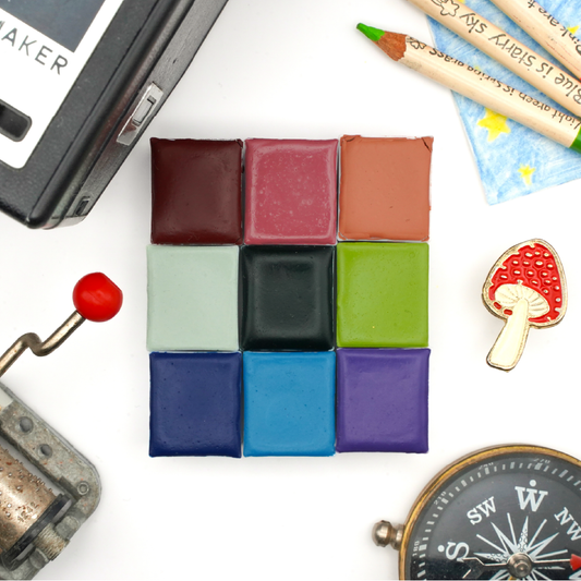 Handmade Watercolor Palette Grand Hotel Amour