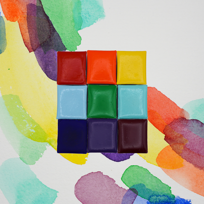 Palette d'aquarelles artisanales Juicy Fruits