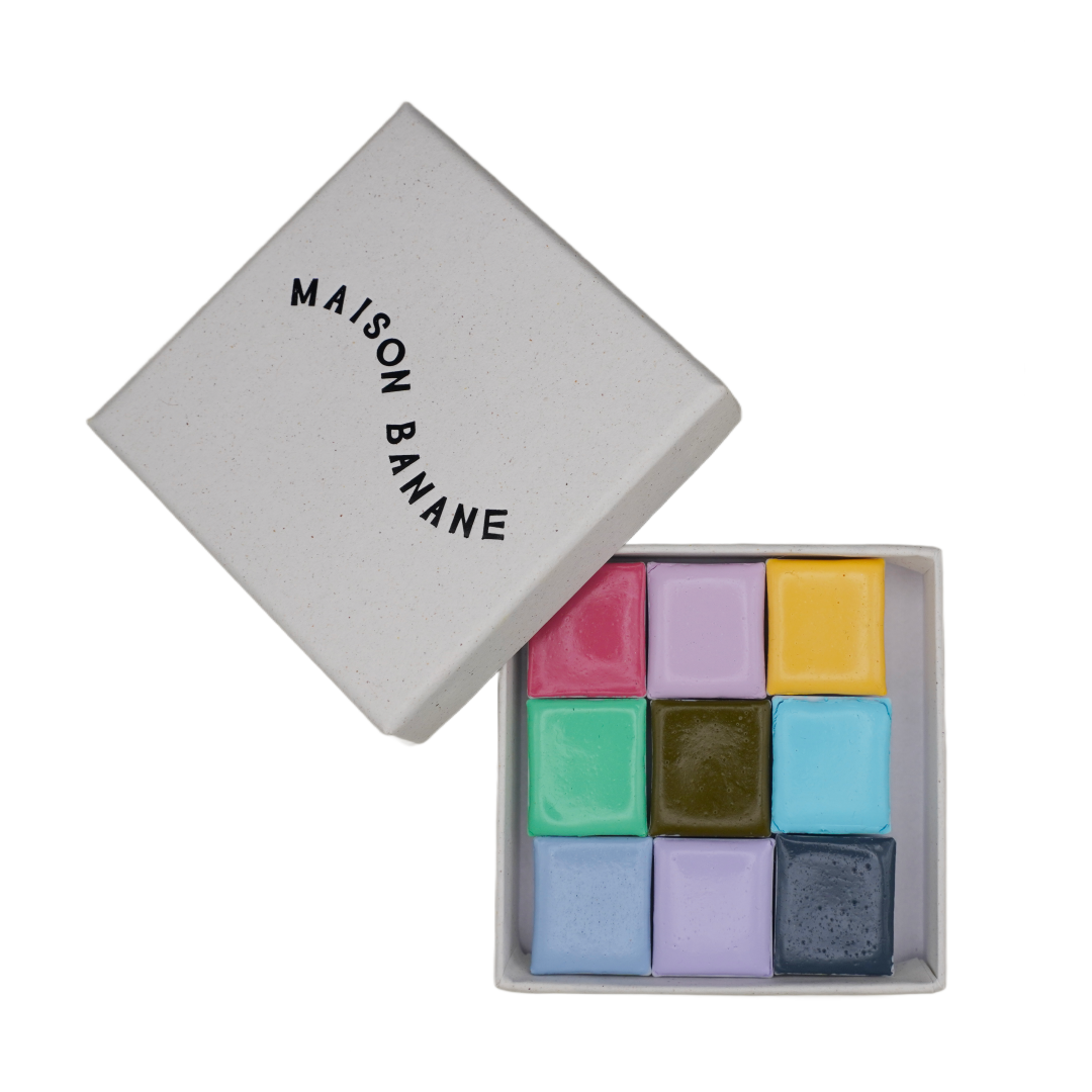 Palette d'aquarelles artisanales Kawaii Pop