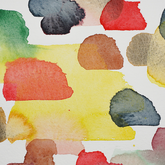 Dot card d'aquarelles artisanales Mixed Tapes