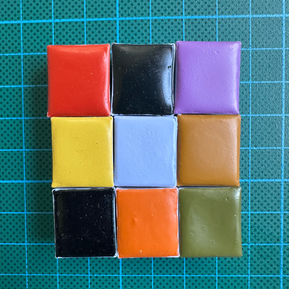 Handmade Watercolor Palette Grand Hotel Amour