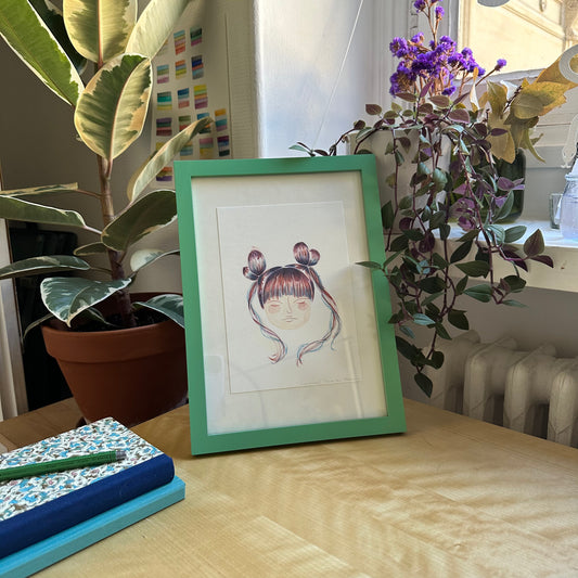 dessins a l'aquarelle artisanale Maison Banane