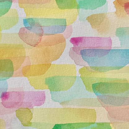 aquarelle artisanale maison banane collection printemps