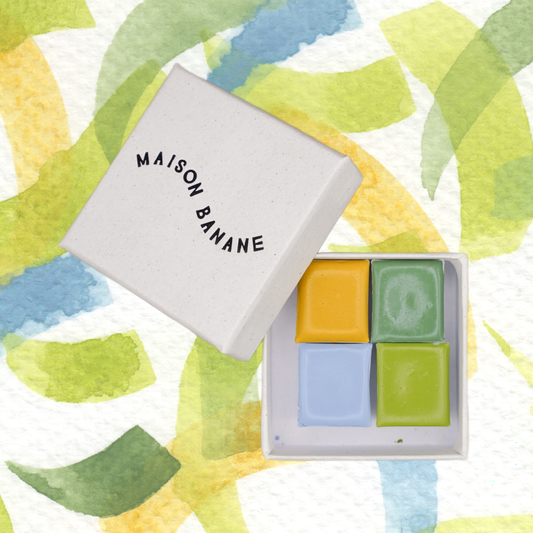 Mini Palette Aquarelle Artisanale Vegan - Quad #11