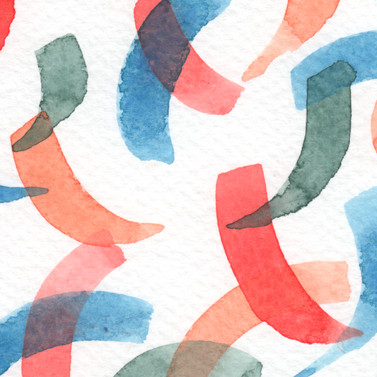 Mini Palette Aquarelle Artisanale Vegan - Quad #17