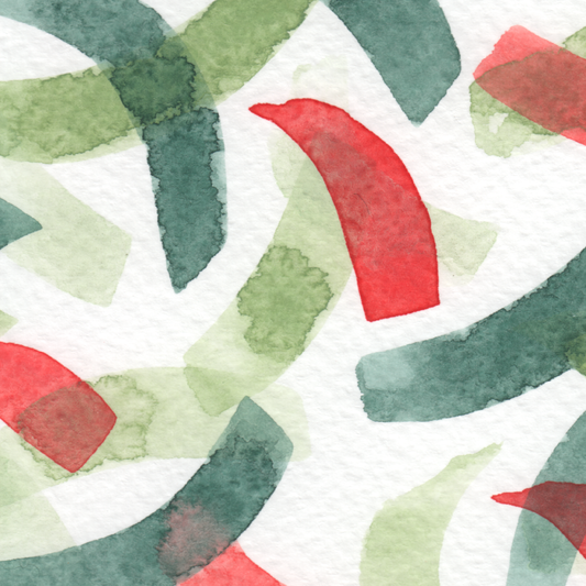 Mini Palette Aquarelle Artisanale Vegan - Quad #18