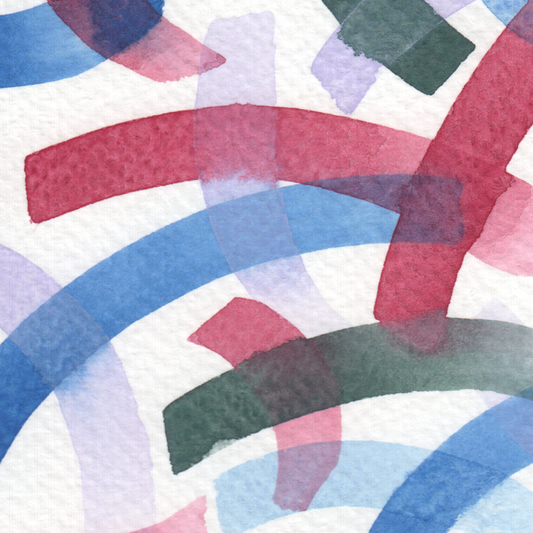 Mini Palette Aquarelle Artisanale Vegan - Quad #20