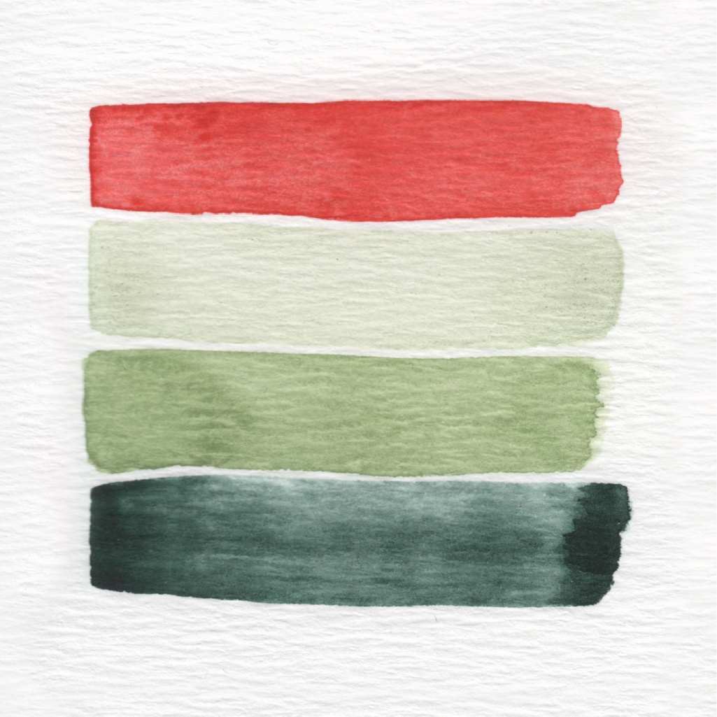 Mini Palette Aquarelle Artisanale Vegan - Quad #18