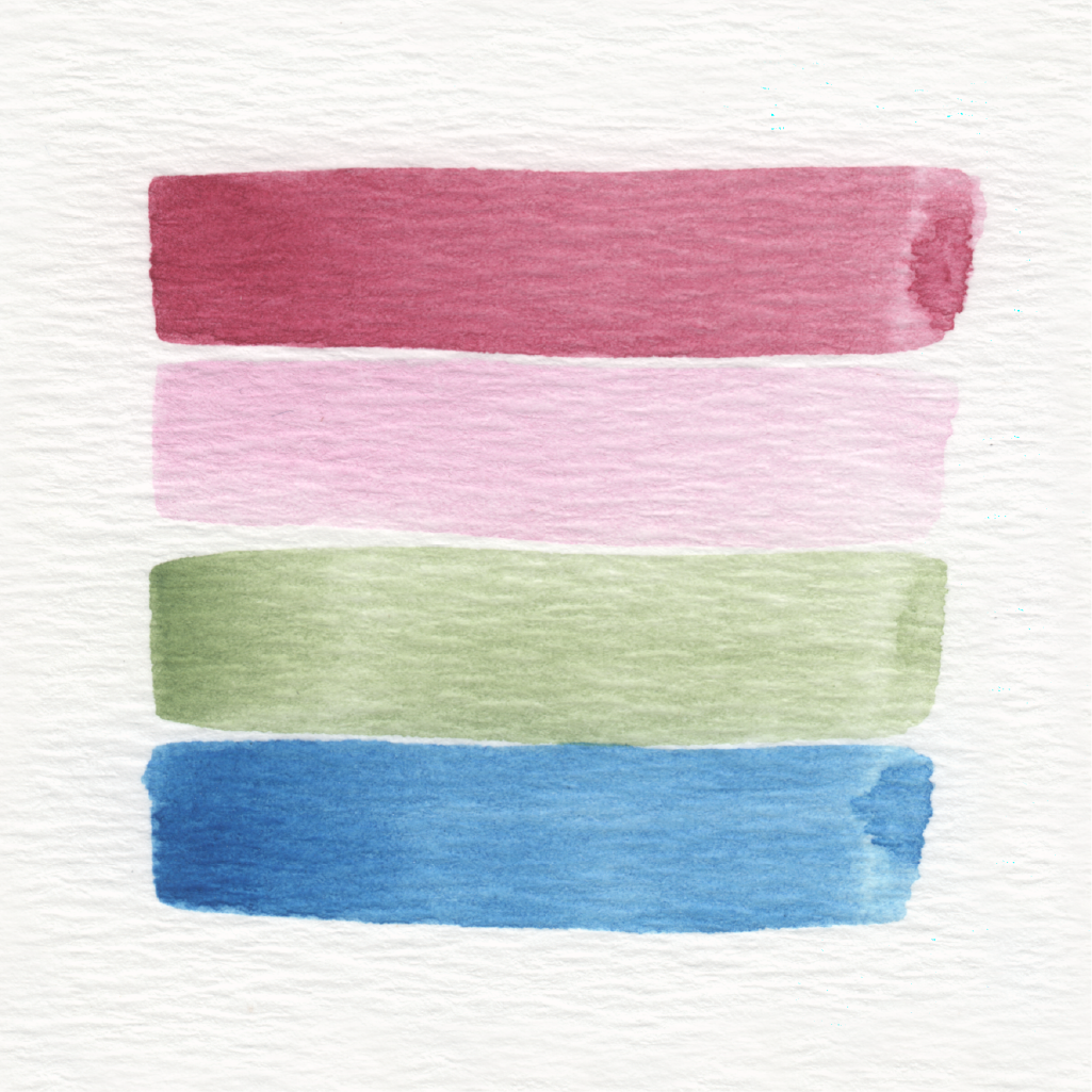 Mini Palette Aquarelle Artisanale Vegan - Quad #4