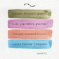 Mini Palette Aquarelle Artisanale Vegan - Quad #2
