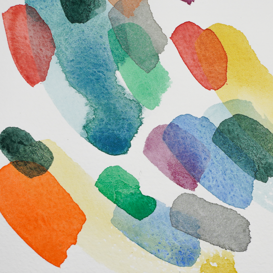 Dot card d'aquarelles artisanales She’s A Rainbow