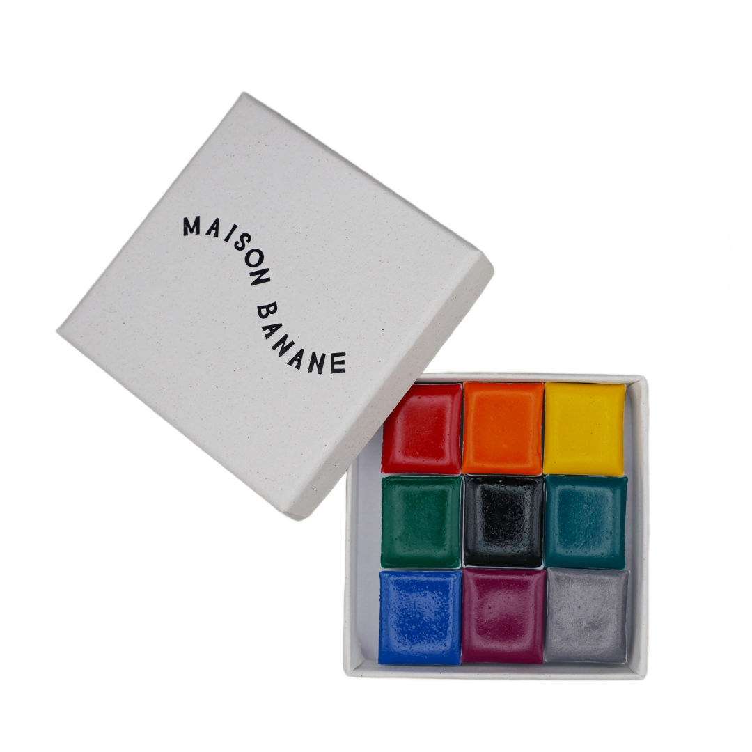 Palette d'aquarelles artisanales She's a Rainbow