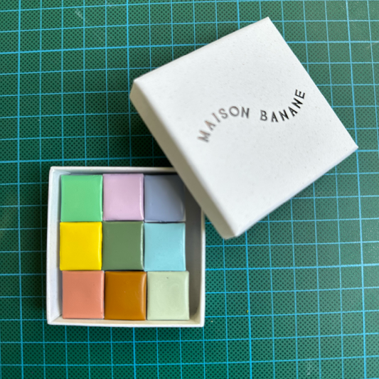 Palette d'aquarelles artisanales - Sélection Sweet & Salty