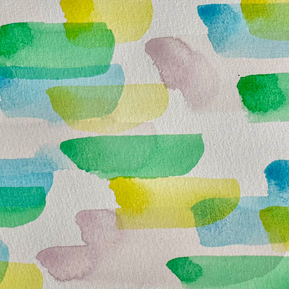 quad aquarelle artisanale maison banane