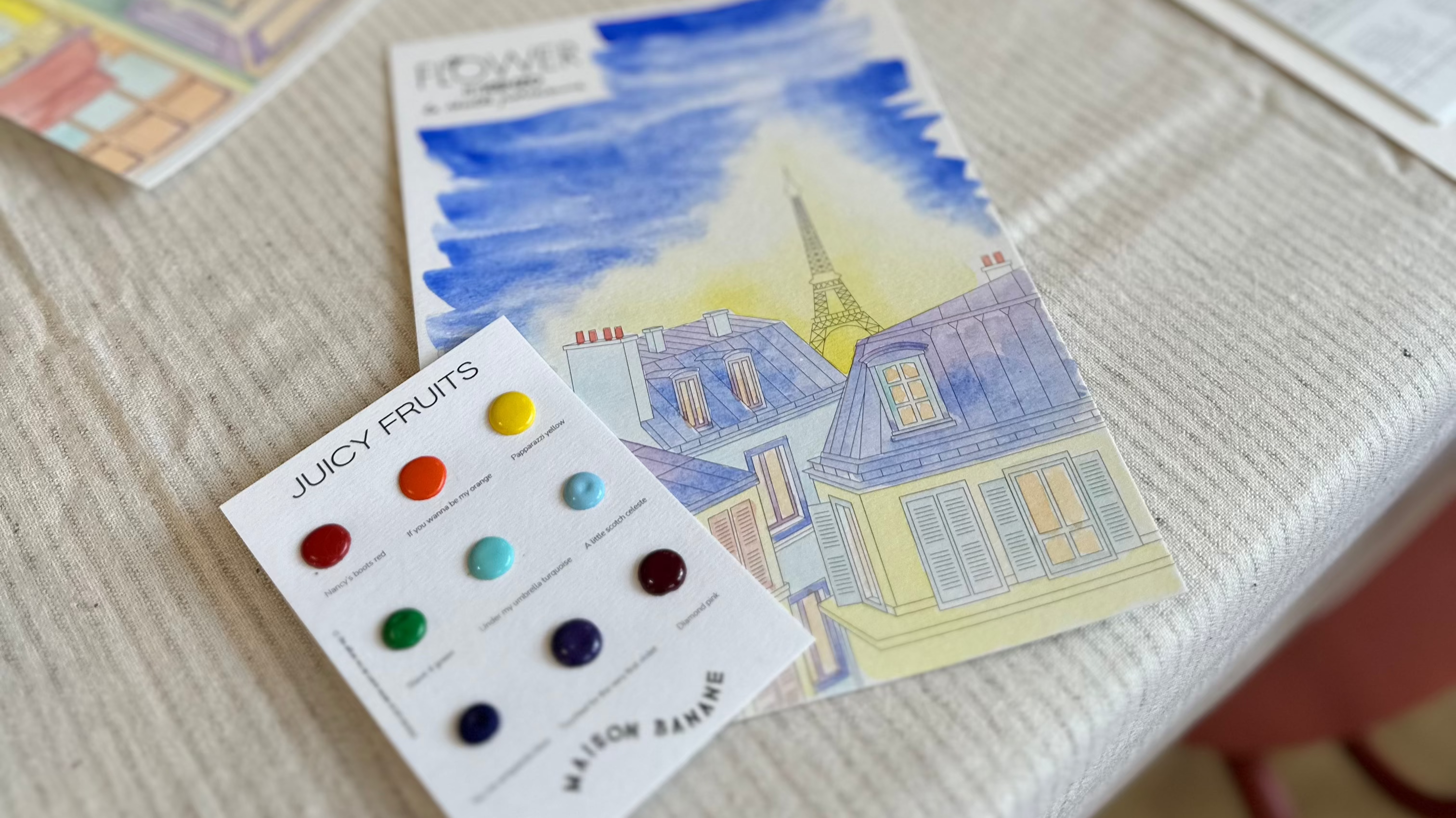 initiation a l'aquarelle par Maison Banane