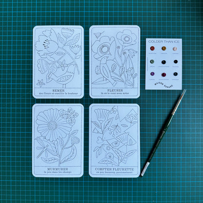 Maison Banane x Mini Labo II - Kit découverte Aquarelles