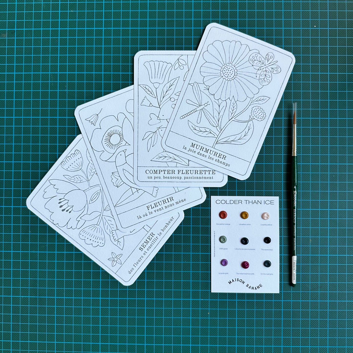 Maison Banane x Mini Labo II - Kit découverte Aquarelles