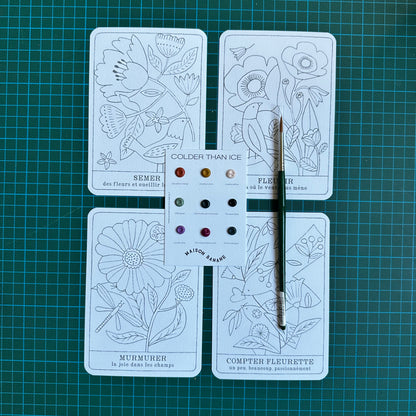 Maison Banane x Mini Labo II - Kit découverte Aquarelles